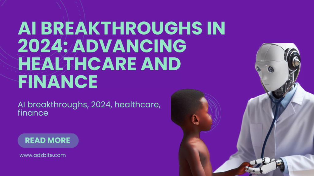 AI revolutionizing healthcare and finance, enhancing efficiency and accuracy in both industries.