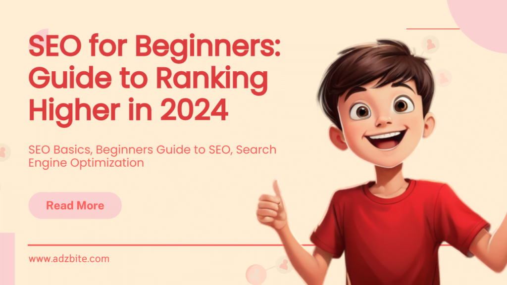 Learn the essentials of SEO! 📈 Dive into "SEO for Beginners Guide to Ranking Higher in 2024" for expert tips on improving your website's visibility and climbing search engine rankings. 🌟 #SEO #RankingHigher #2024Guide